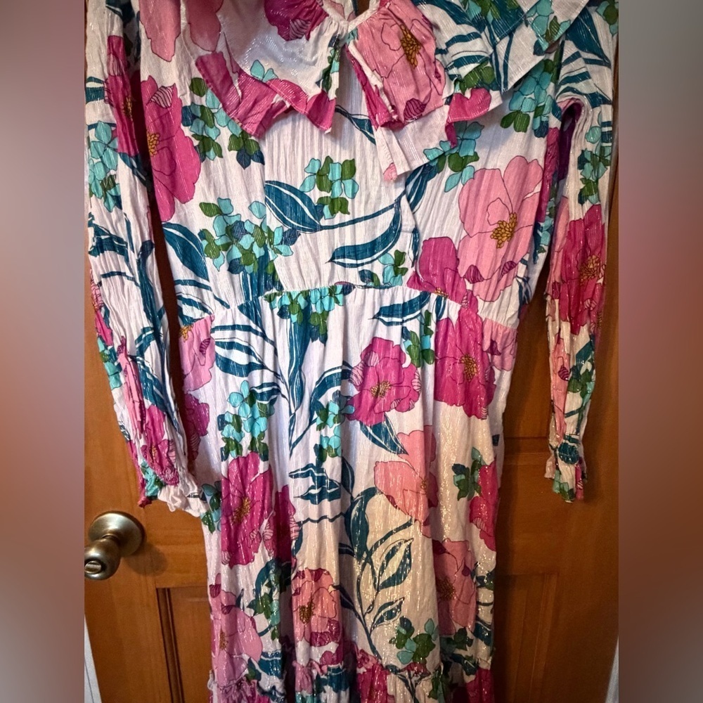 INC International Concepts Pink Floral Dress - Picture 6 of 7